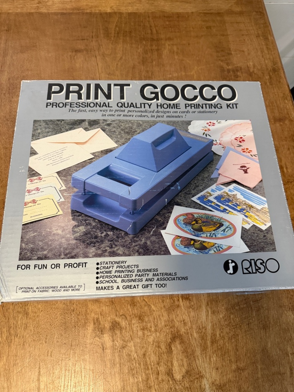 Vintage Print Gocco Home Printing Kit